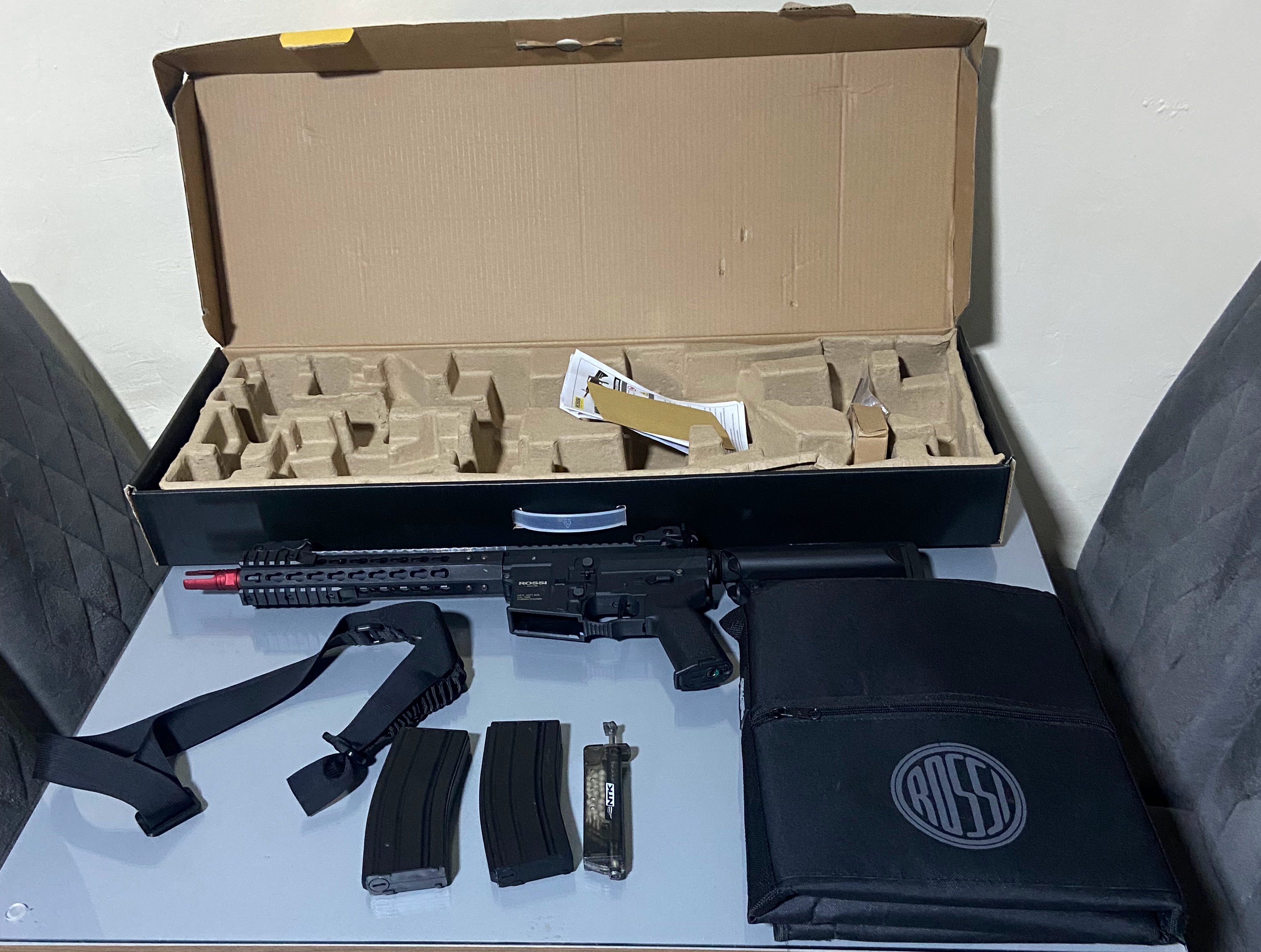 AIRSOFT RIFLE ROSSI AR15 NEPTUNE 10 SHORT