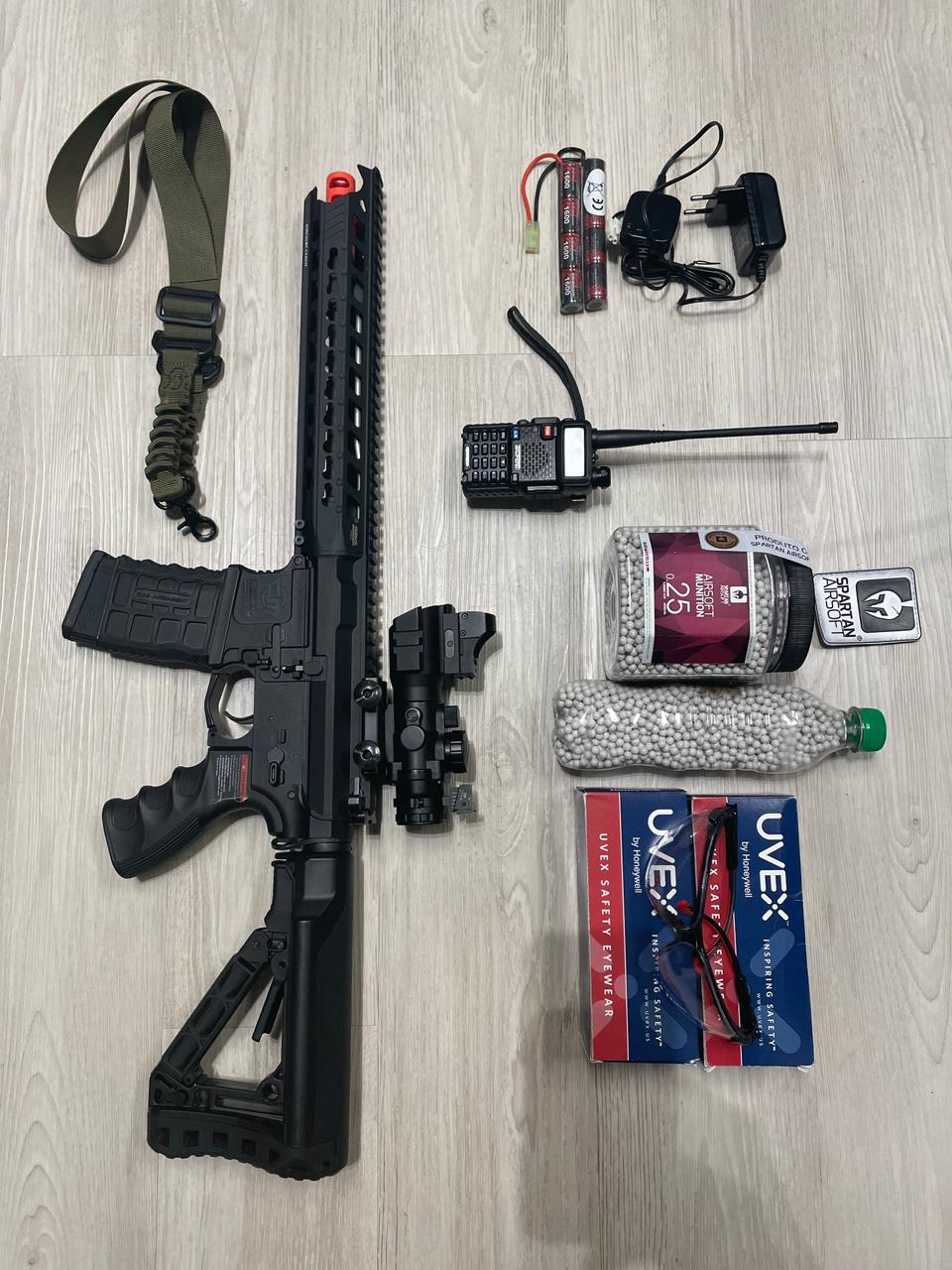 Rifle Aeg G&G Gc16 Predator Full Metal - Excelente estado!!!