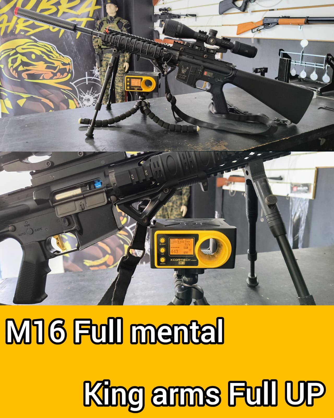 M16 FULL METAL KING ARMS FULL UP