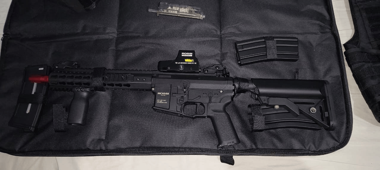 Kit airsoft Rossi Neptune 10 Short Usado somente uma vez!