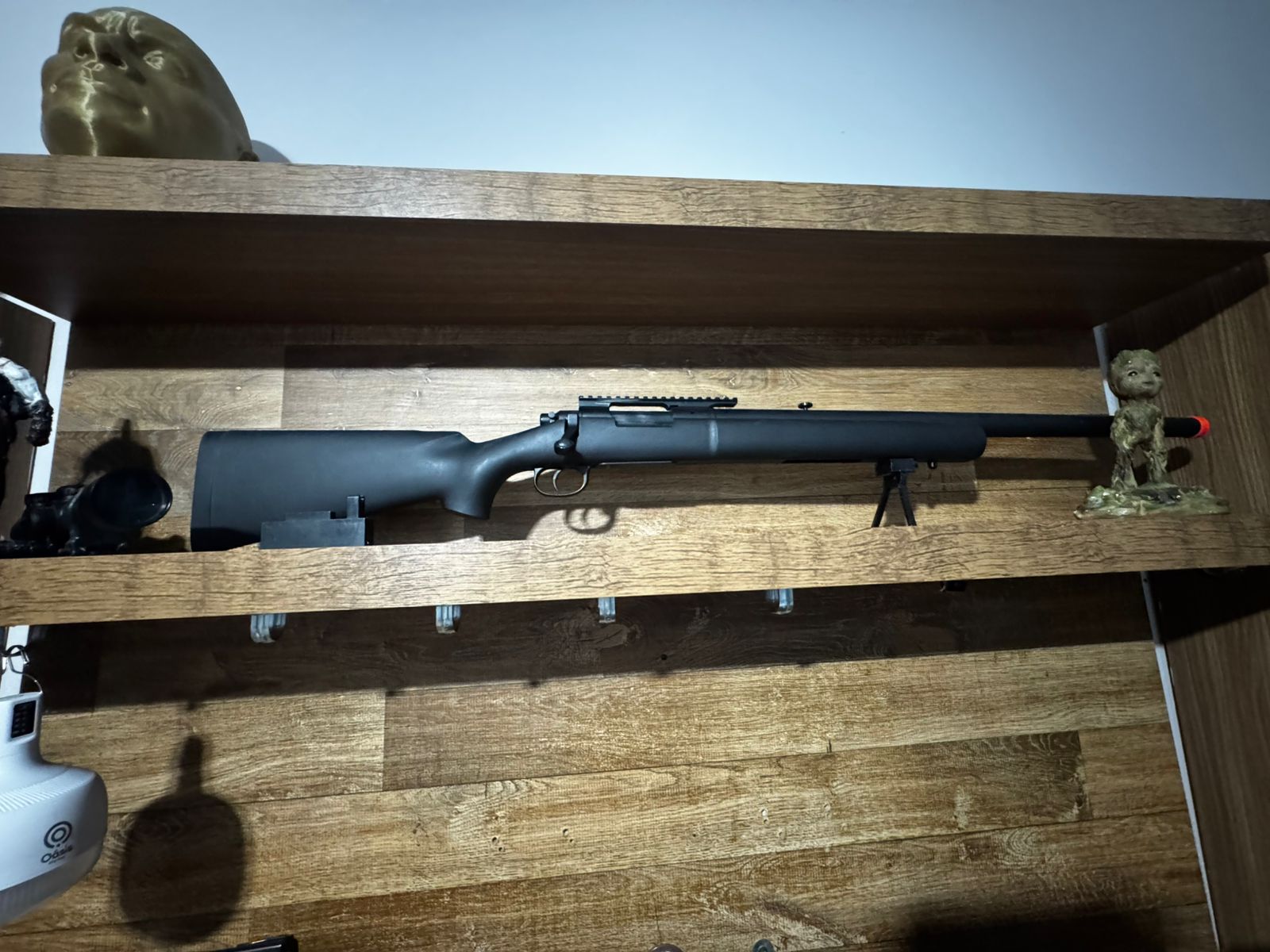 Rifle De Airsoft Sniper M24 Storm Rossi ( feito UP)