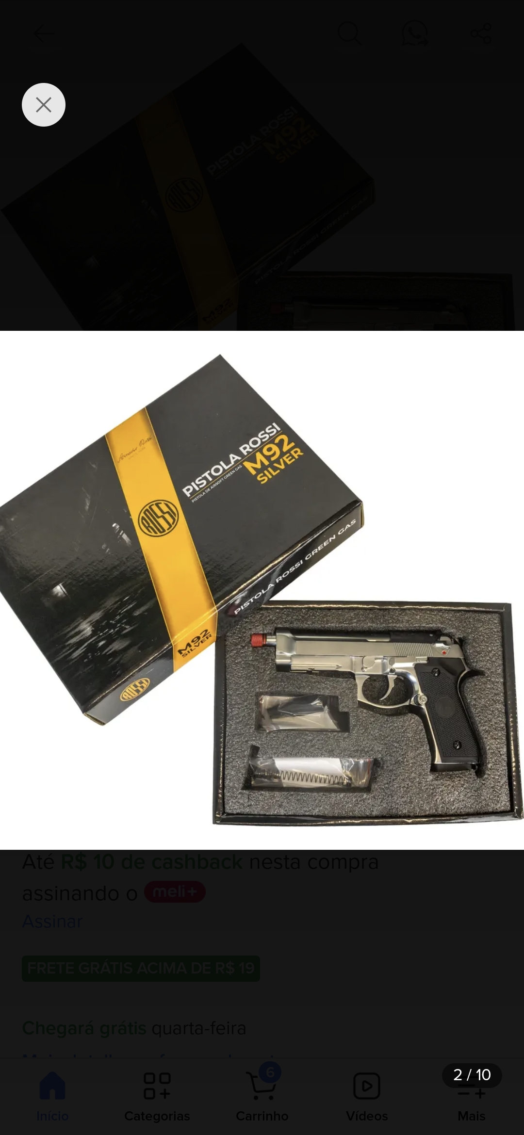 M92 rossi blowback