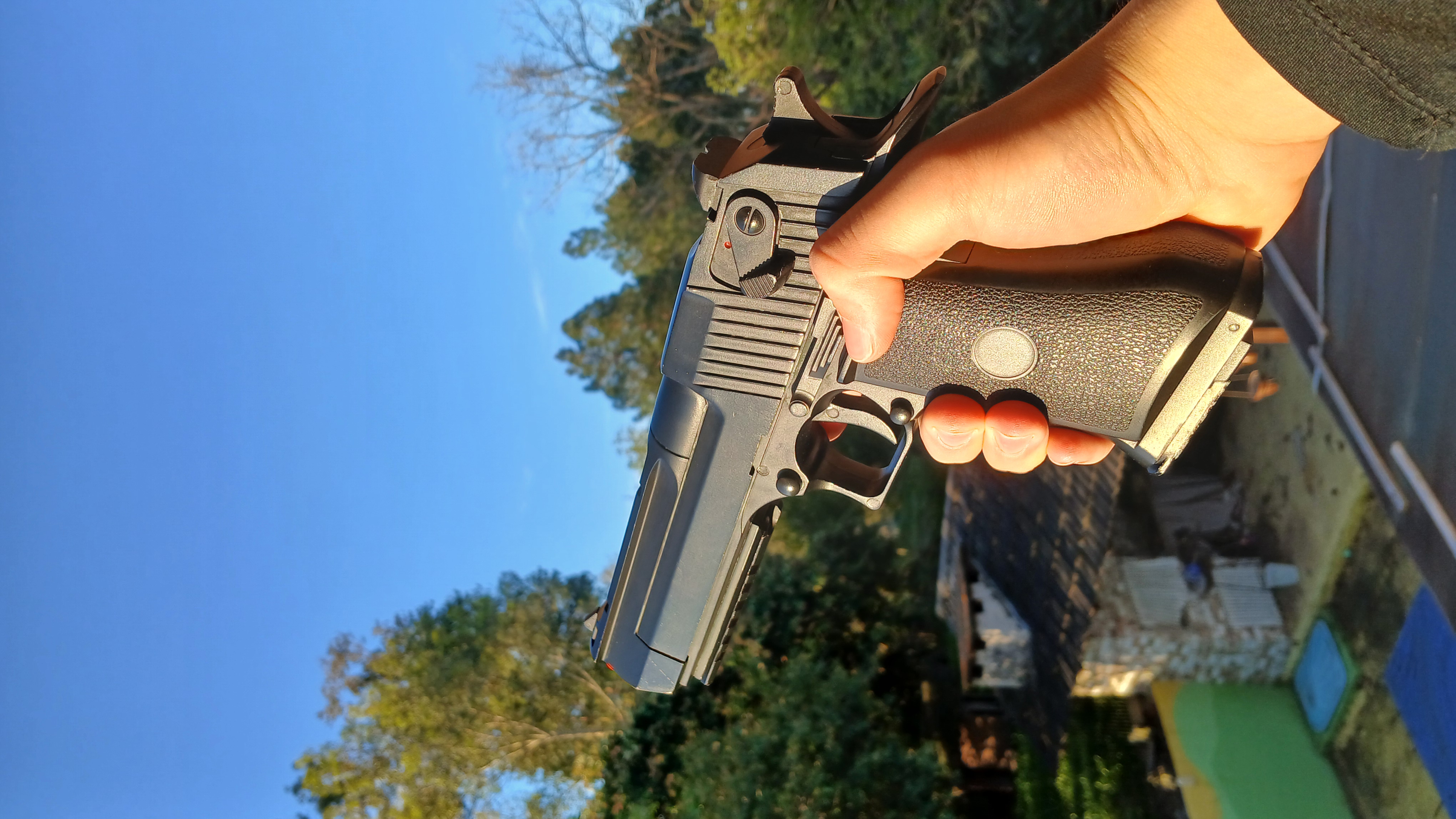 Pistola elétrica airsoft Desert Eagle Usada
